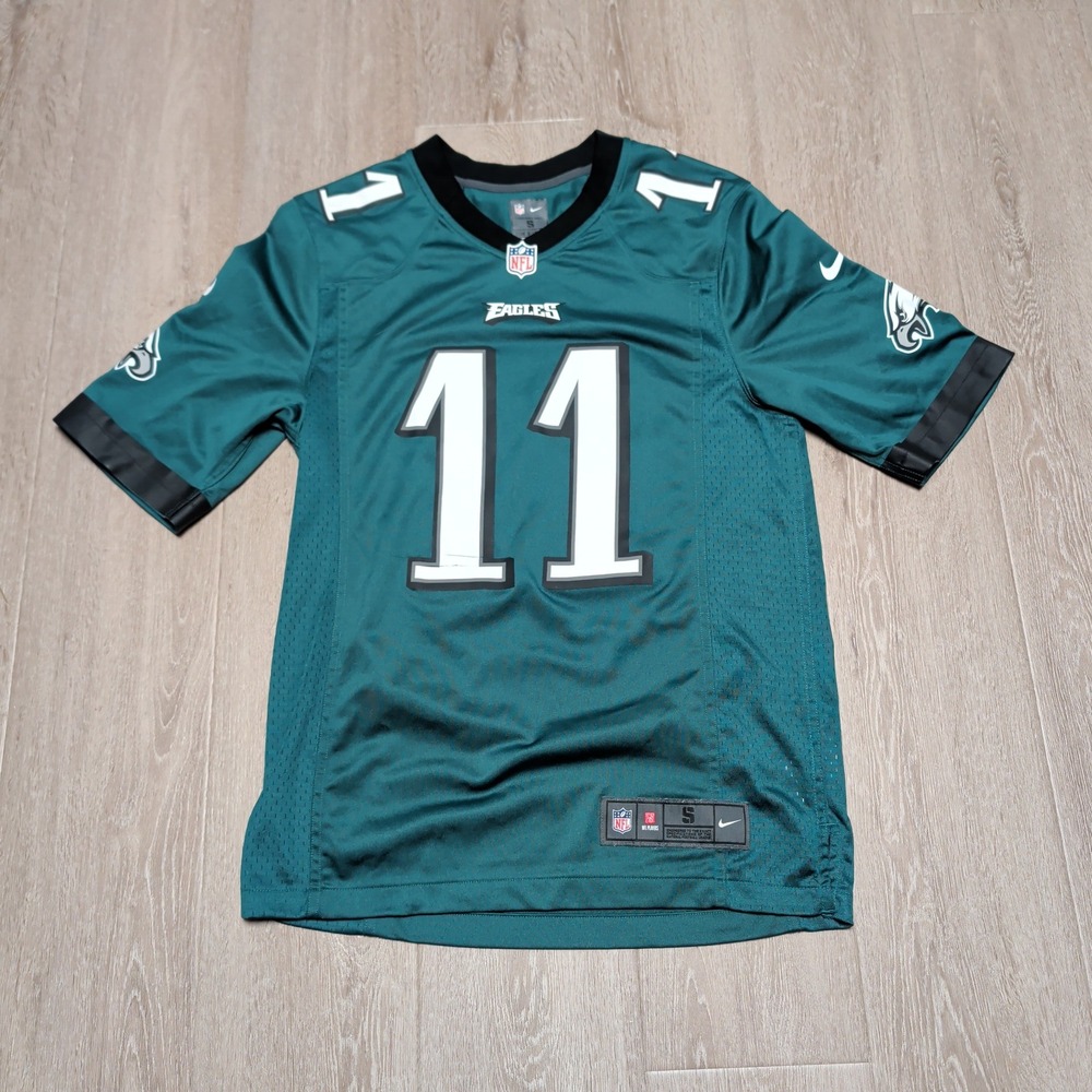 Nike Philadelphia Eagles Carson Wentz‎ 11 Jersey Mens Small Midnight Green NFL
